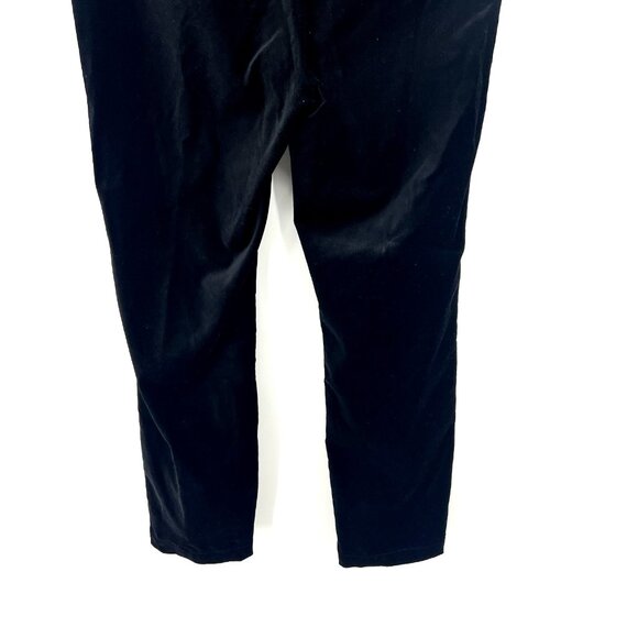 Garnet Hill Velvet Pull On Straight Leg Pants Womens Size 6 - Picture 7 of 7